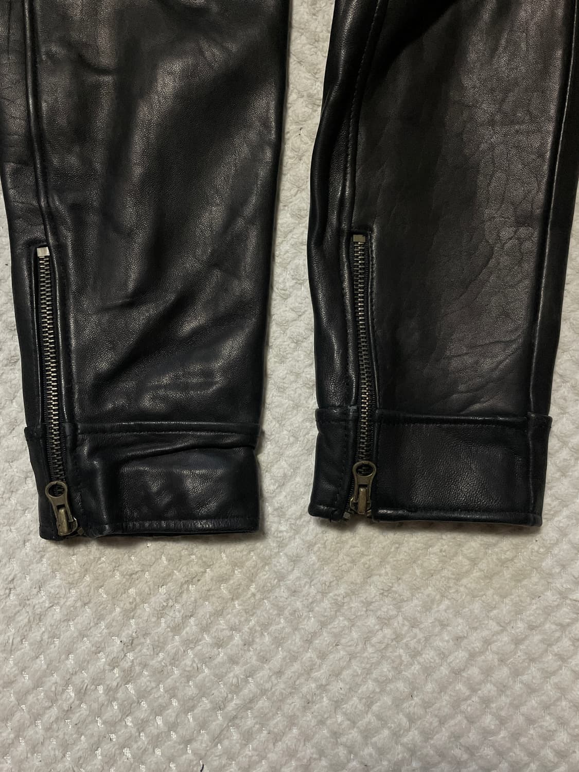 광희시장 웨스턴 무드 램스킨 양가죽 레더 자켓 상품이미지6