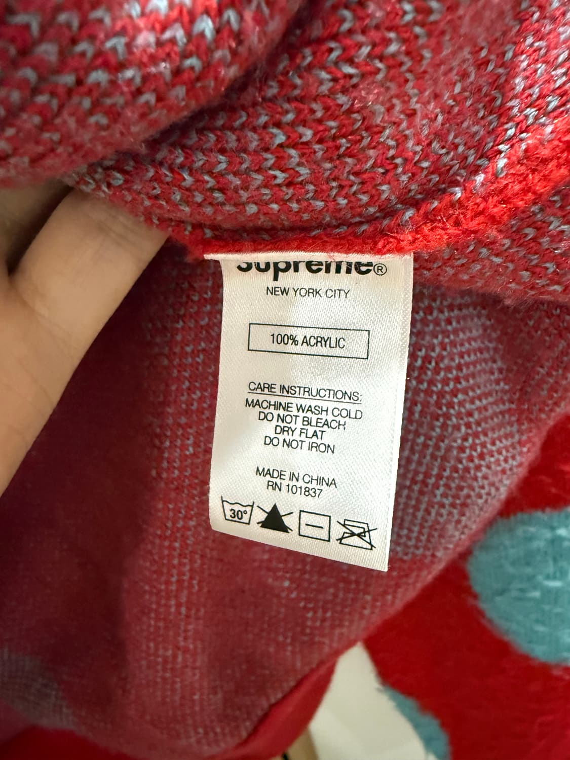 슈프림 가디건 L 상품이미지3