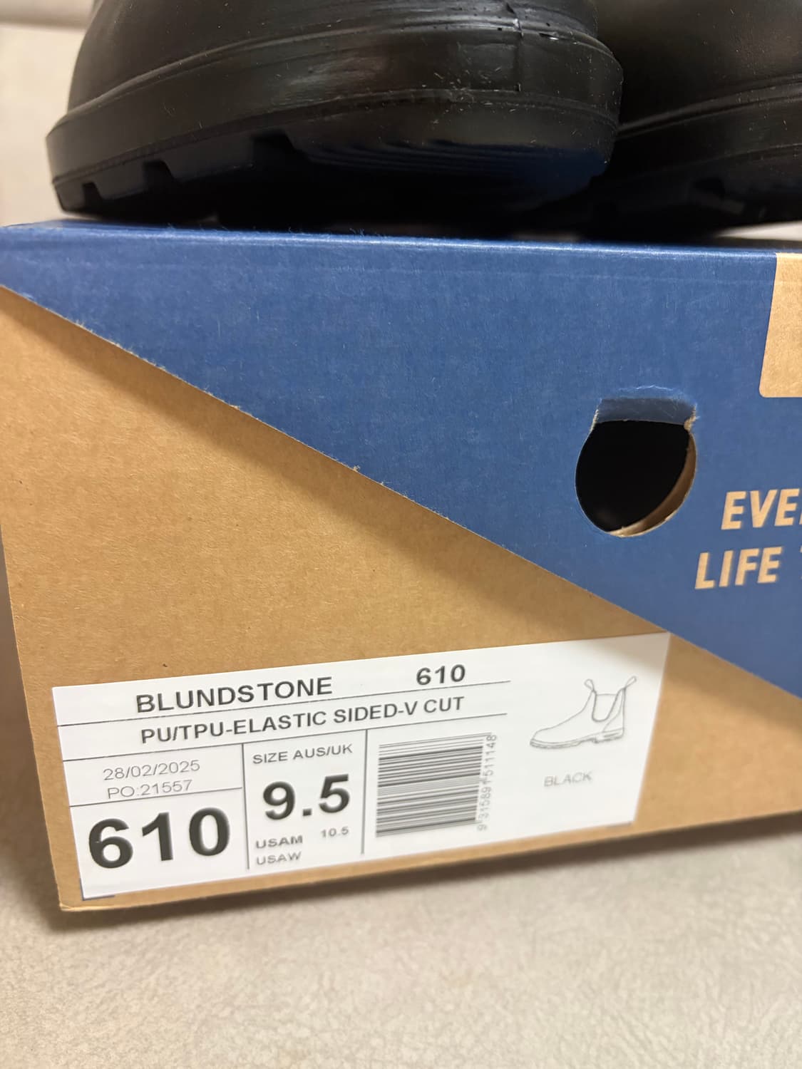 블런드스톤 610 블랙 285~290mm (AU/UK 9.5) 상품이미지4