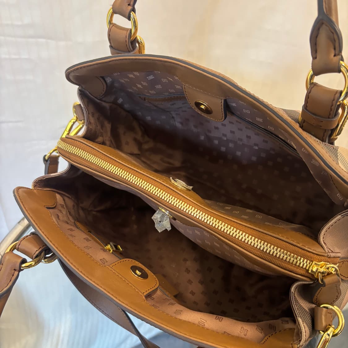 정품 닥스 체크 투웨이 토트백     상품이미지6