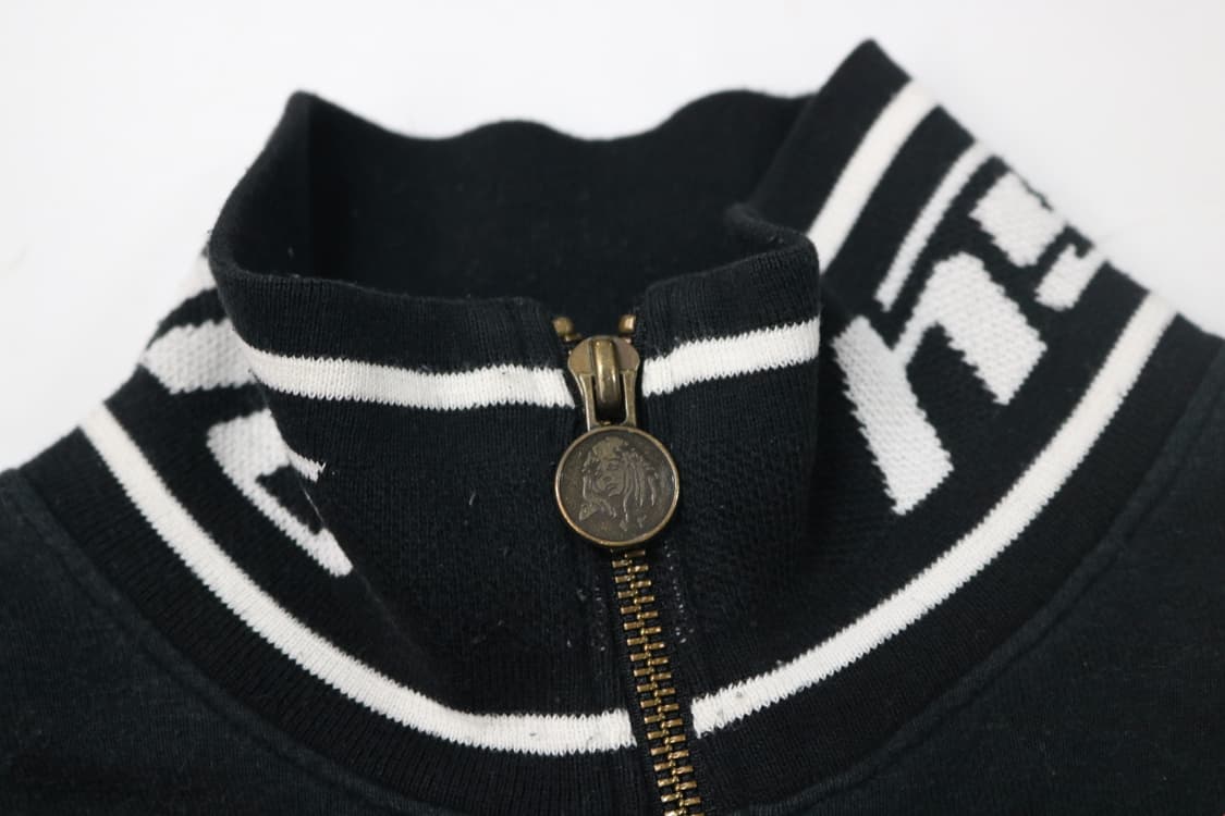 히스테릭글래머 빅 로고 시보리 배색 풀집업 져지 상품이미지4