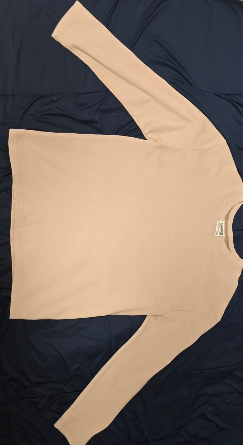 트루바두르  양면 무지 박스 긴팔티 상품이미지1