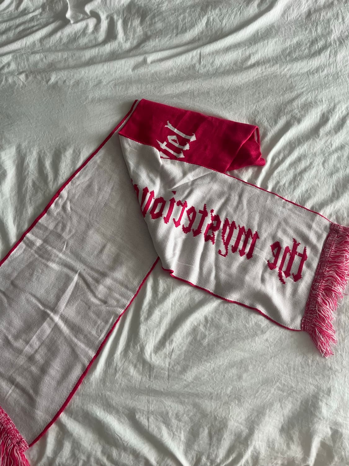 TheMysteriousHotel 핑크 머플러 상품이미지2