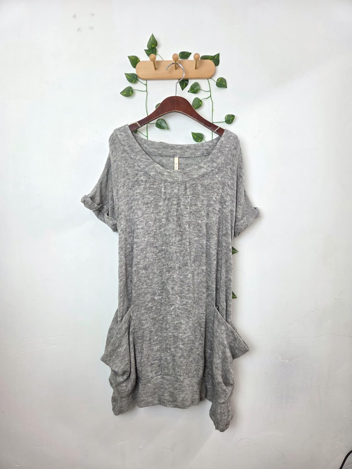 사이드 포켓 니트 원피스 상품이미지1