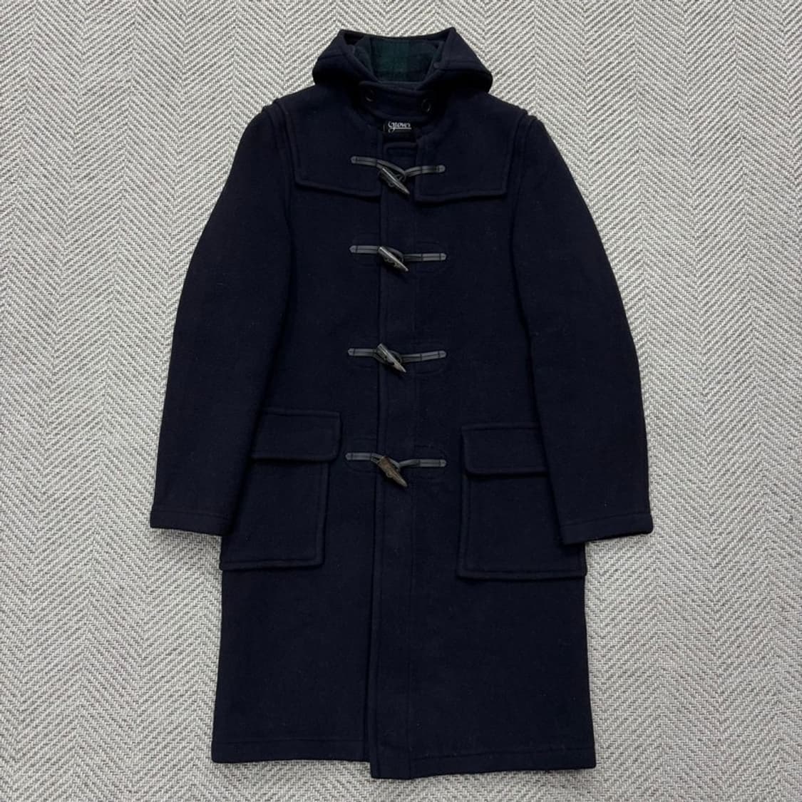 글로버올 울블렌드 후드 더플코트 v2003 상품이미지1