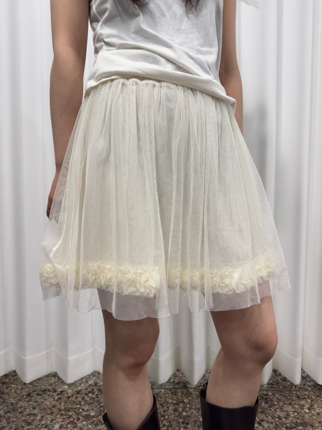 earth lace banding skirt 상품이미지1
