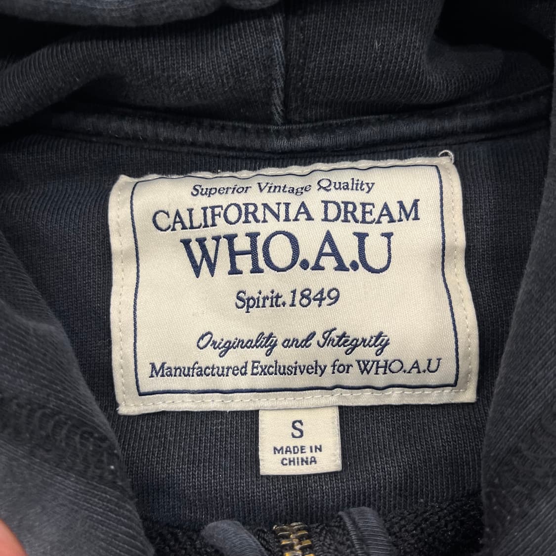 S 후아유 투웨이 크롭 후드집업 상품이미지5