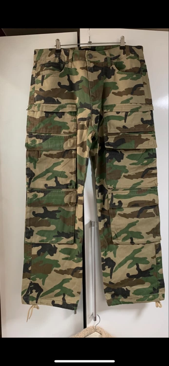 스모크라이즈 포켓 카모 팬츠 34 새제품 상품이미지2