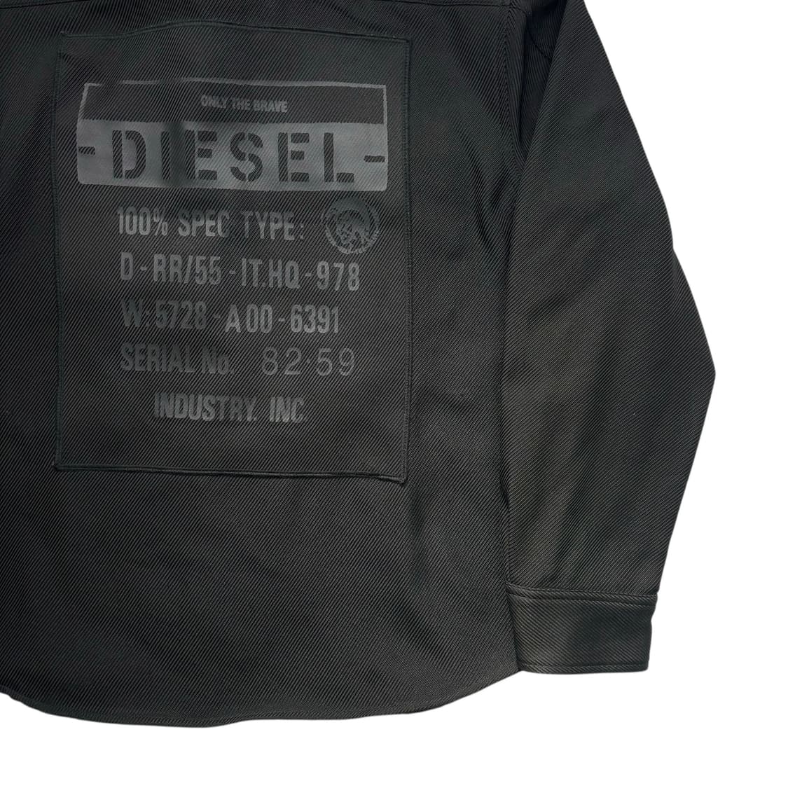 디젤 블랙 워크웨어 셔츠 자켓 L 상품이미지3