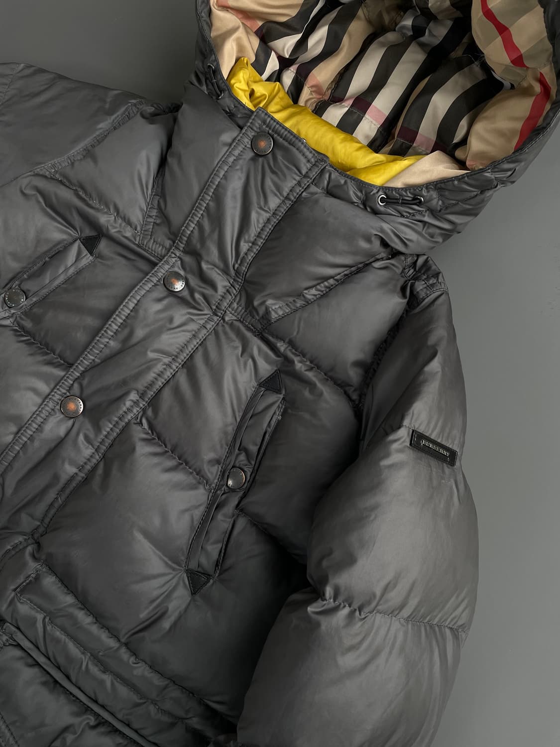 [10Y] 버버리 키즈 칠드런 레이어드 다운 패딩 상품이미지6