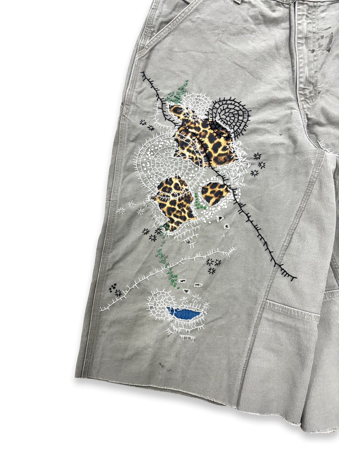 Carhartt Boro Sashiko Distressed Shorts 상품이미지3