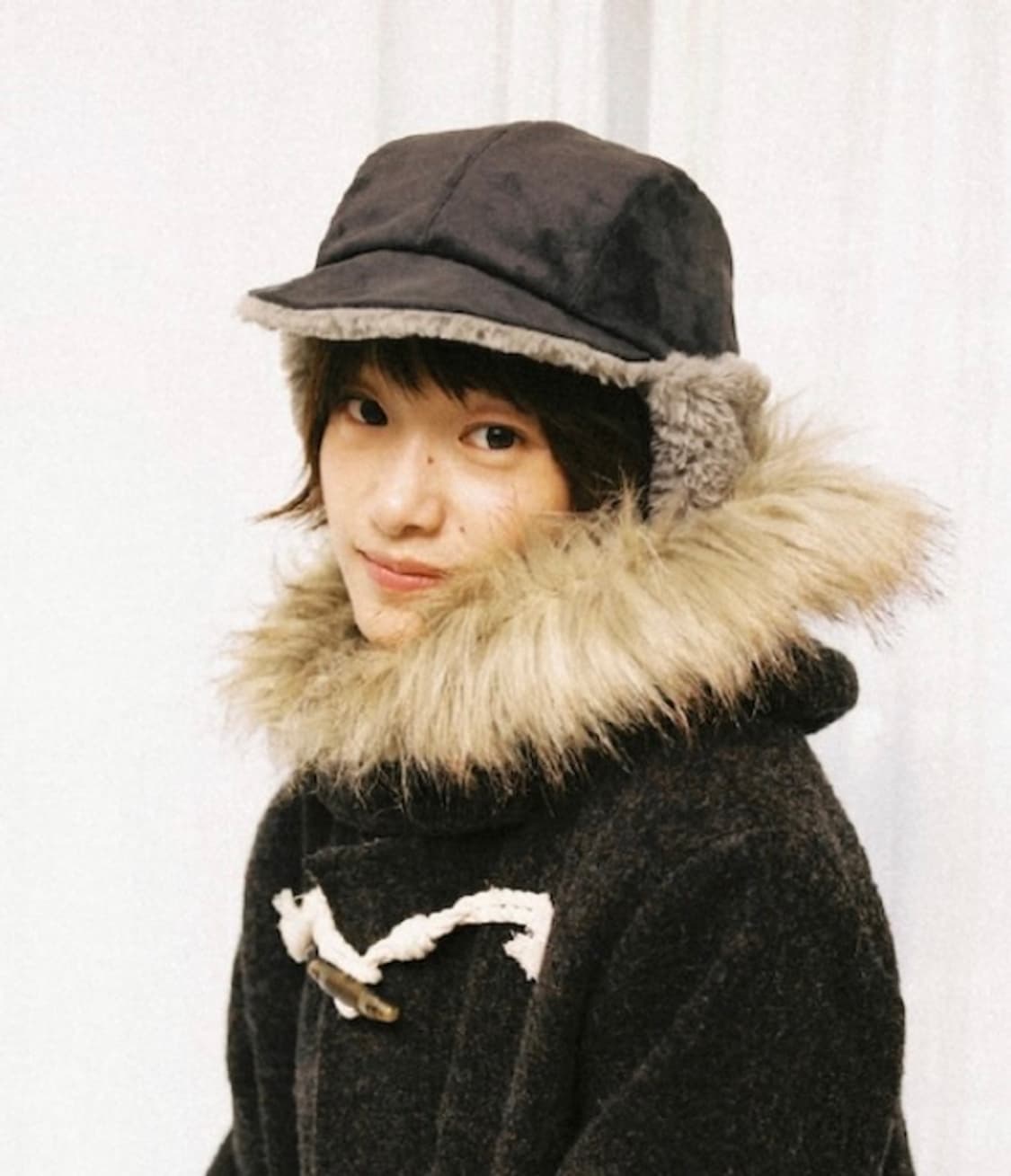 aeae 스웨이드 트루퍼 캡 [브라운] 상품이미지1