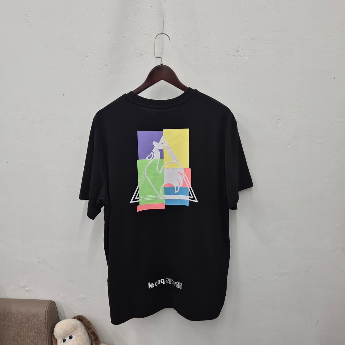 르꼬끄 스포르티브 블랙 반팔티 100 상품이미지4
