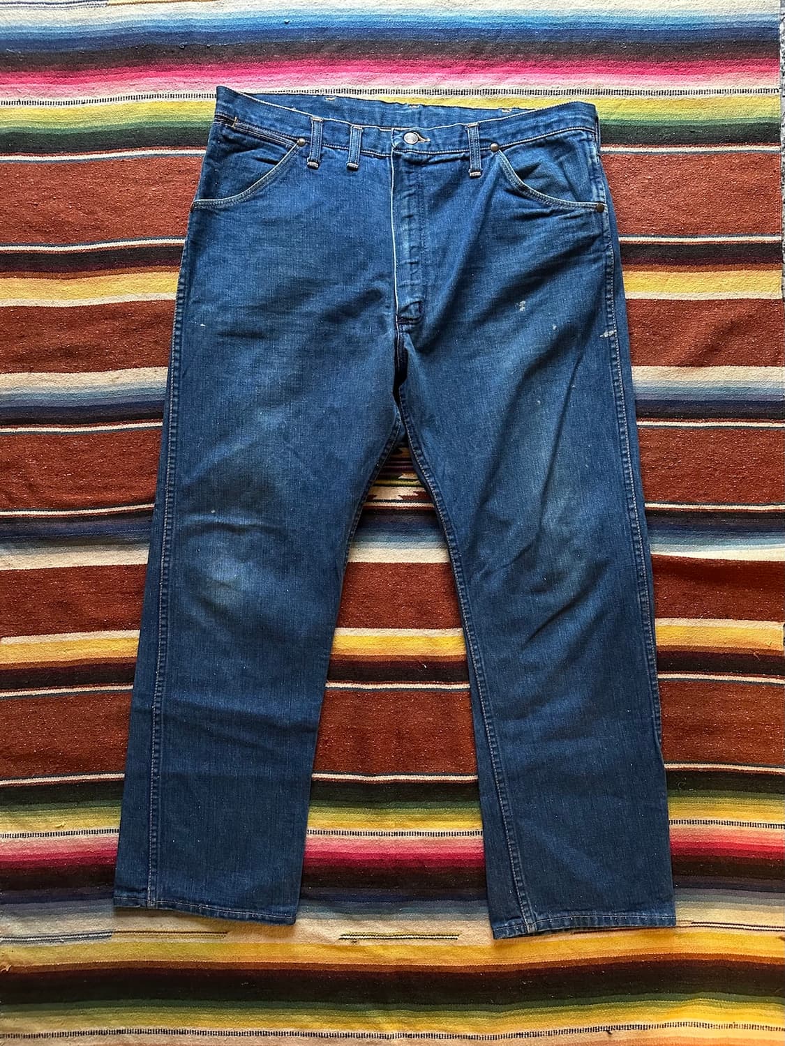 60s USA 빈티지 랭글러 13MWZ 셀비지 데님 팬츠 상품이미지3