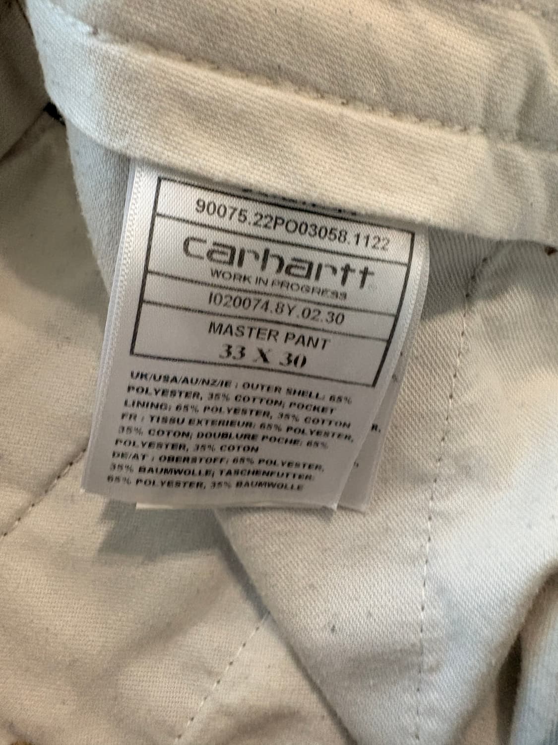 칼하트윕 팬츠 상품이미지3