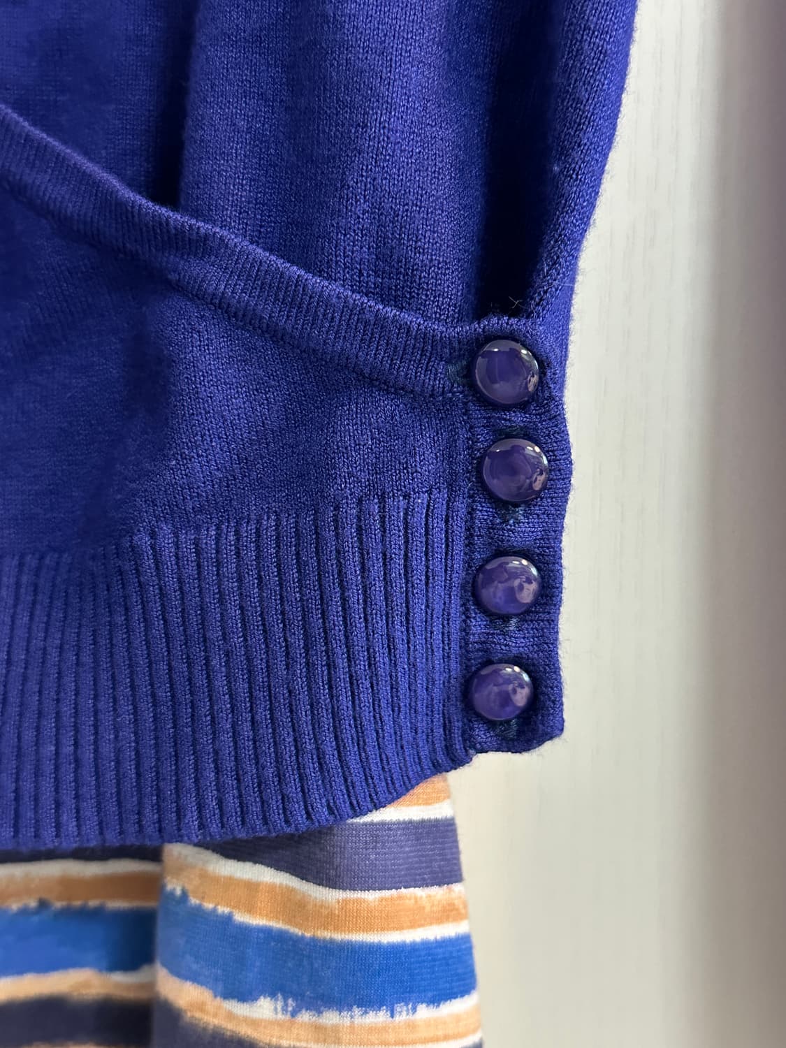 블루 반팔 니트 상품이미지3