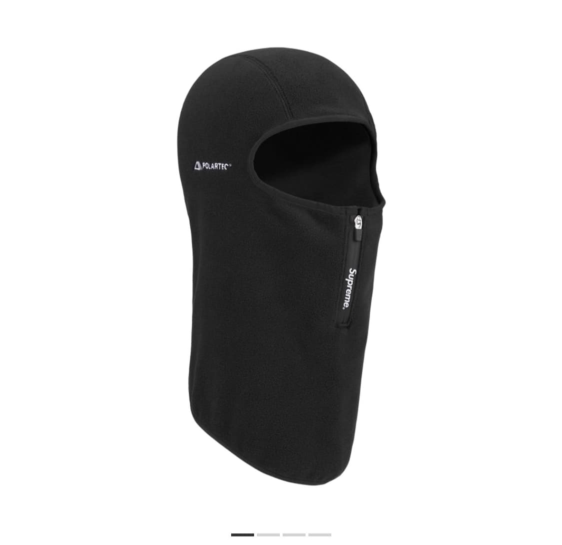 슈프림 폴라텍 집 바라클라바 블랙 25FW 상품이미지1