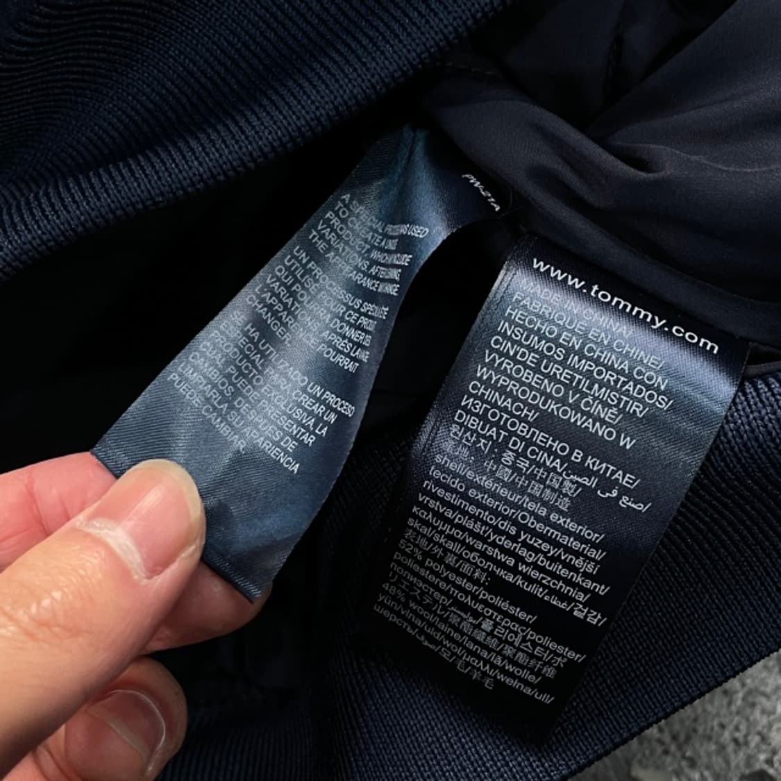 100 타미힐피거 바시티 자켓 상품이미지4