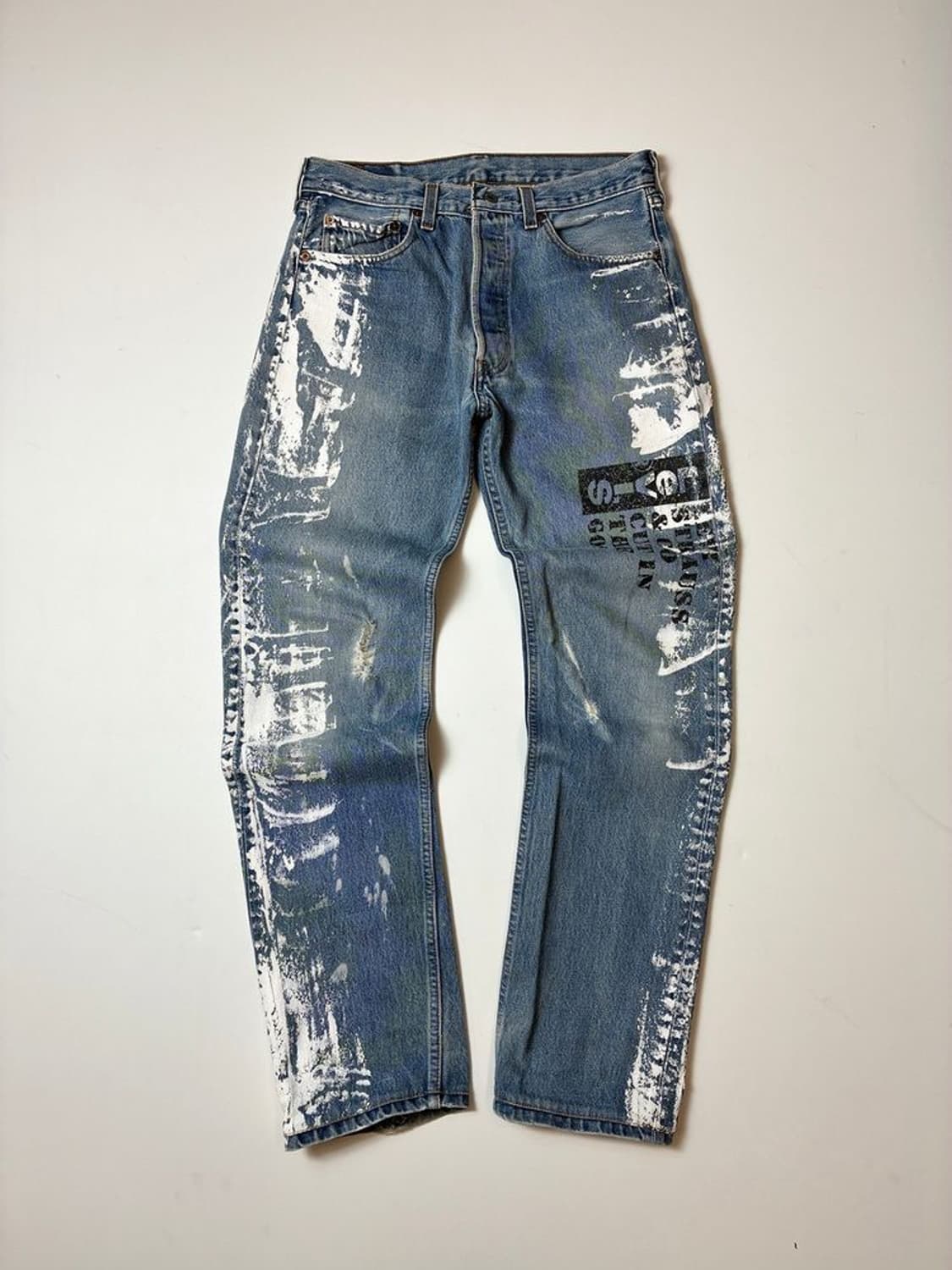 리바이스 501 USA 90's 페인팅 데님 팬츠 PN8526 상품이미지1