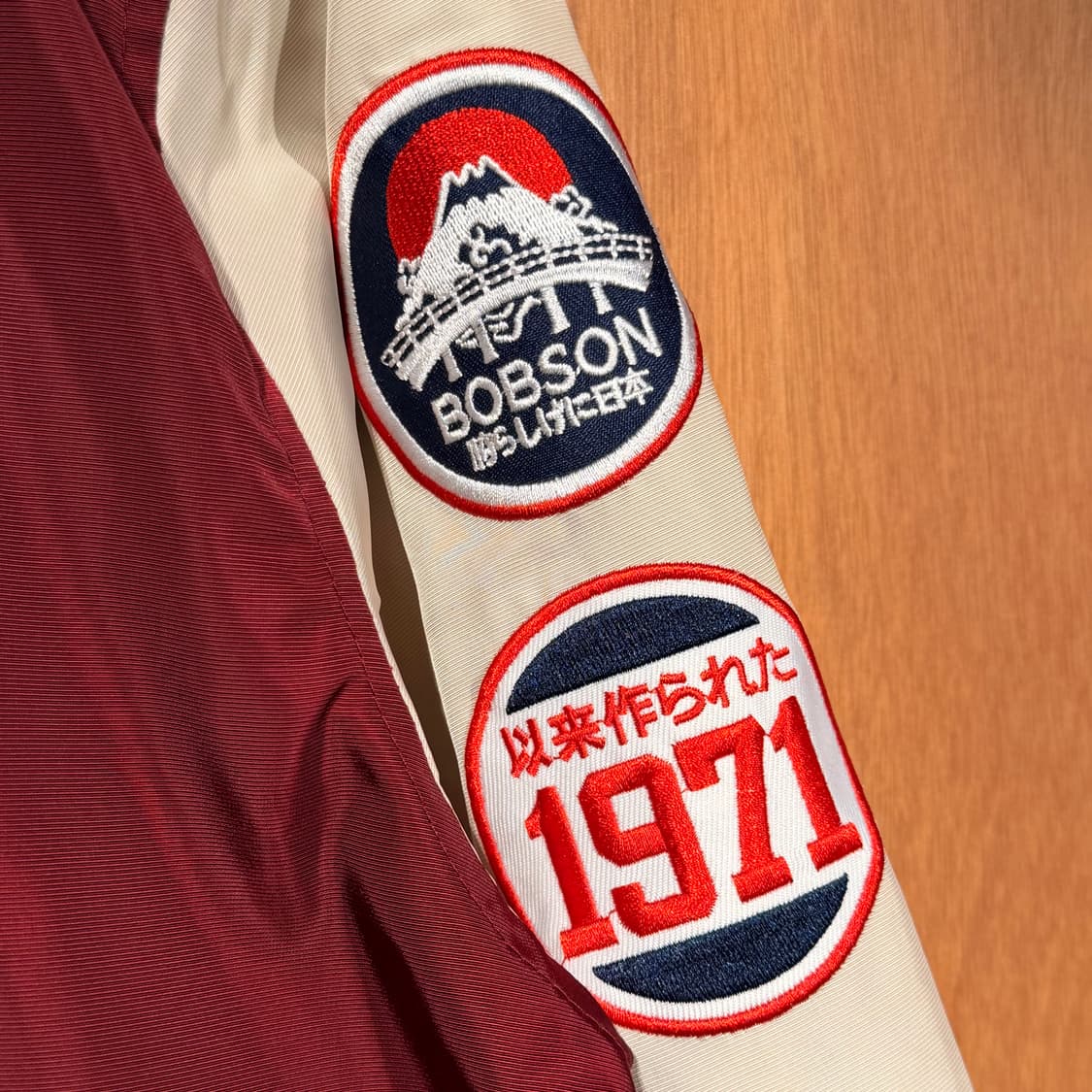 재팬 BOBSON 밥슨 나일론 바시티 자켓 M 상품이미지4