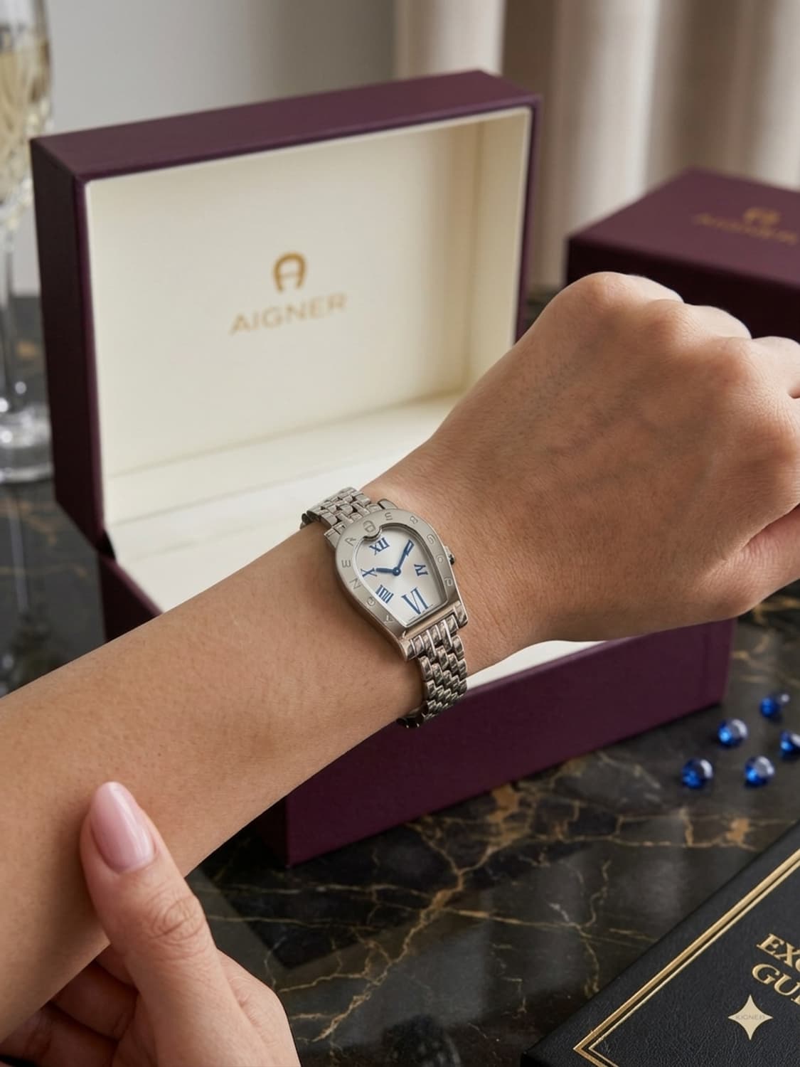 정가78만 | 아이그너 올비아 여성 시계 | 풀구성 | 거의 새상품 상품이미지2