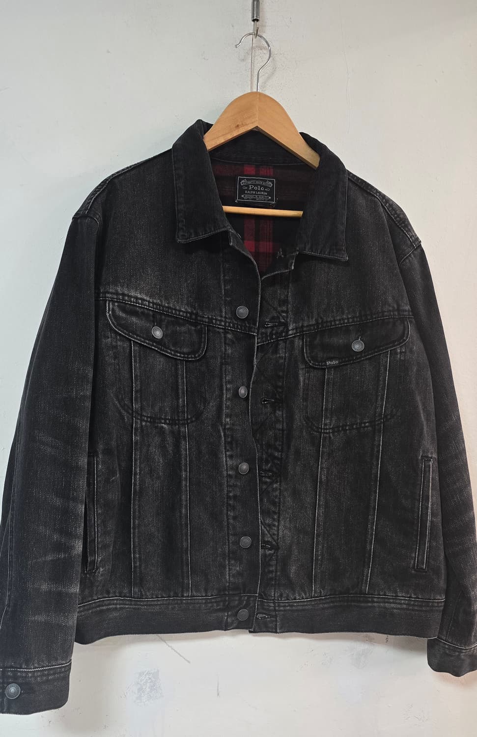 랄프로렌 폴로 데님울안감 간절기 트러커자켓(XL) 거의새것 45만원택가 상품이미지1