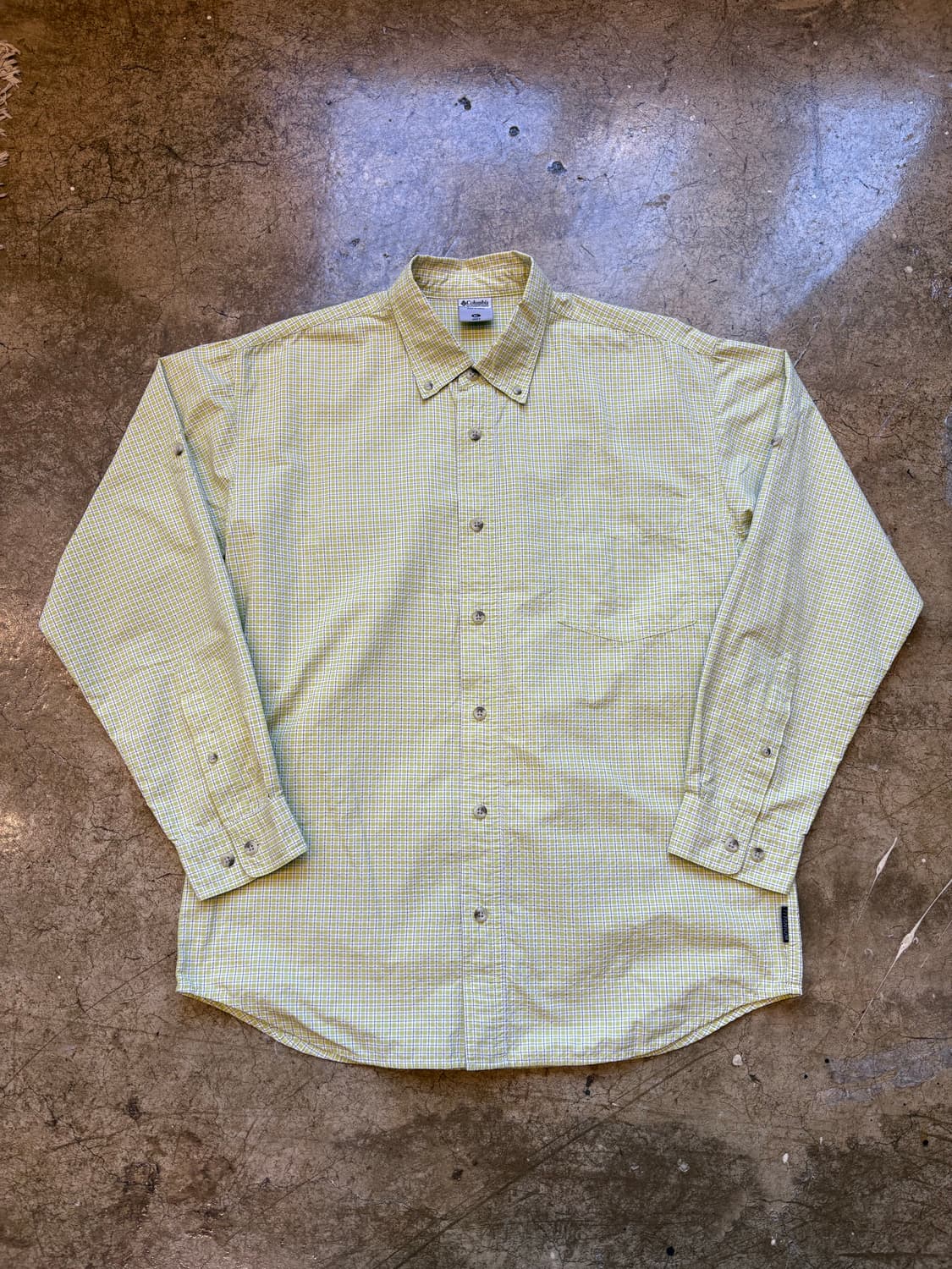 컬럼비아 시어서커 체크 셔츠 상품이미지1