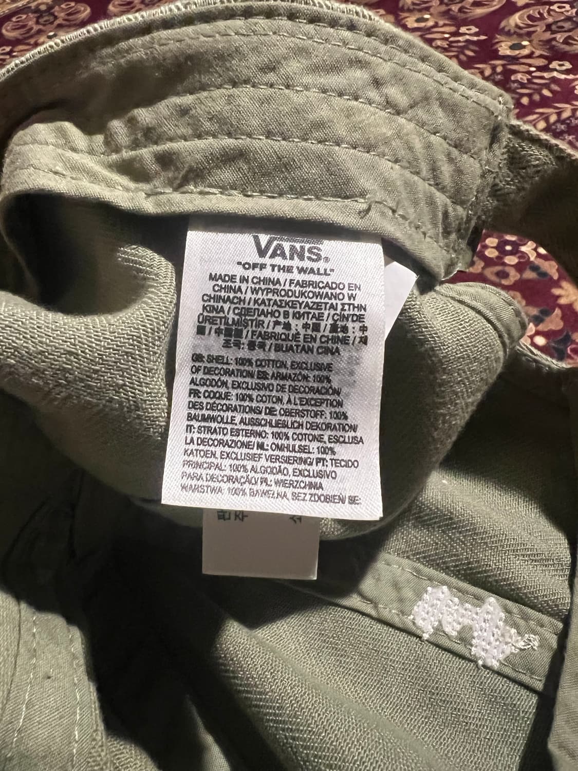 반스 나이젤카본 콜라보 캡 상품이미지5