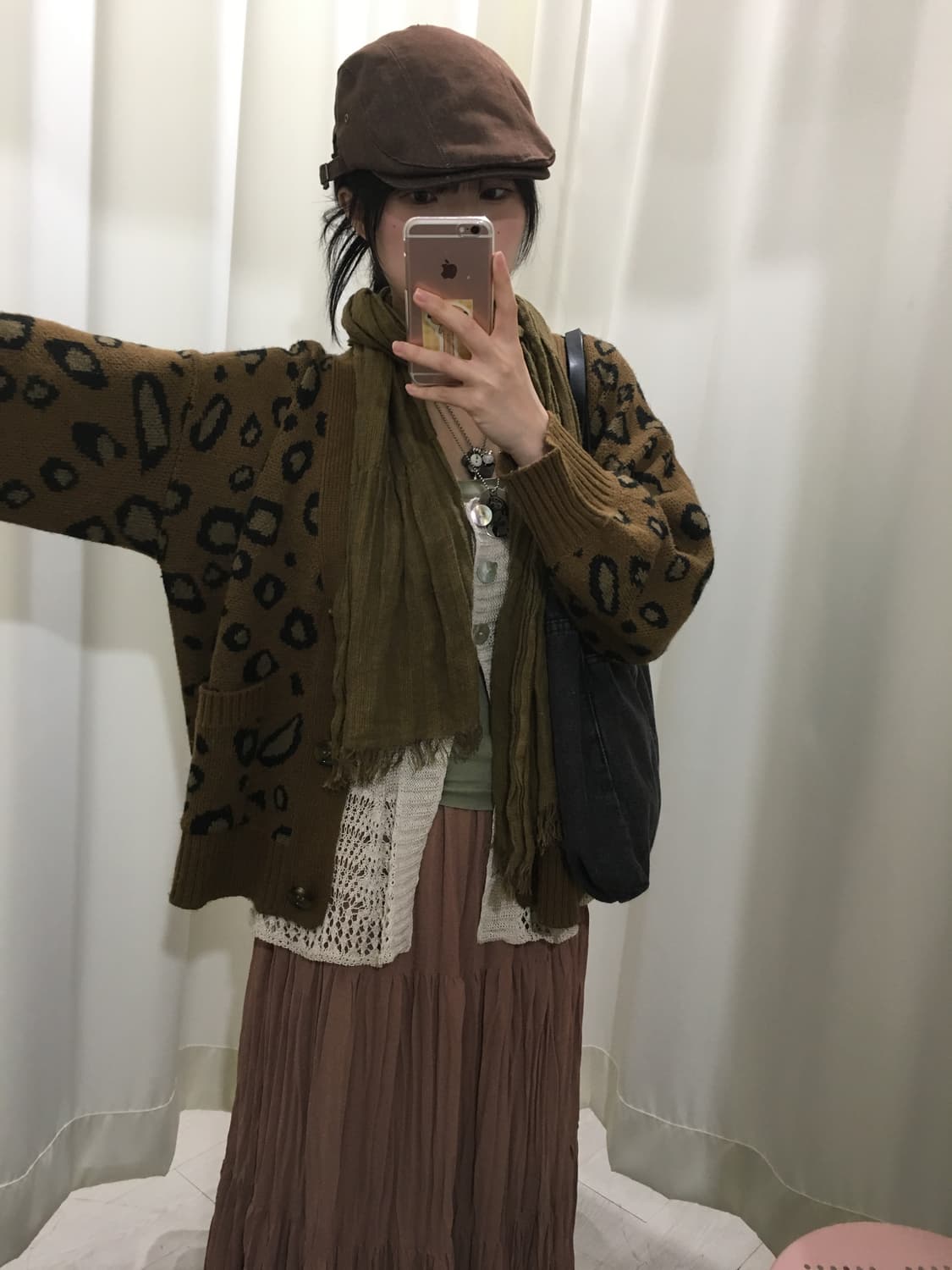 Cozy Leopard Pocket Cardigan 상품이미지3
