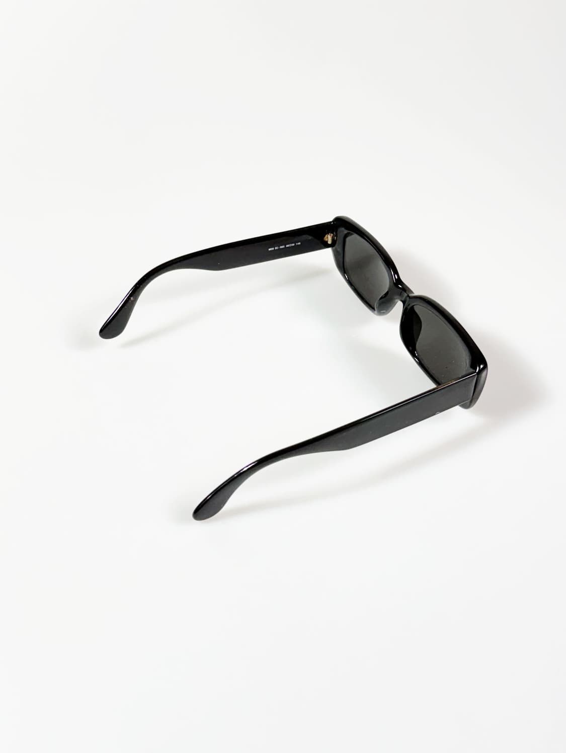 BELCANTO 블랙 볼드 스퀘어 프레임 빈티지 선글라스 상품이미지4