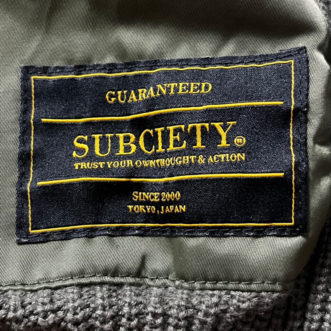 Subciety(서브사이어티) 밀리터리 니트(실측확인) 상품이미지4