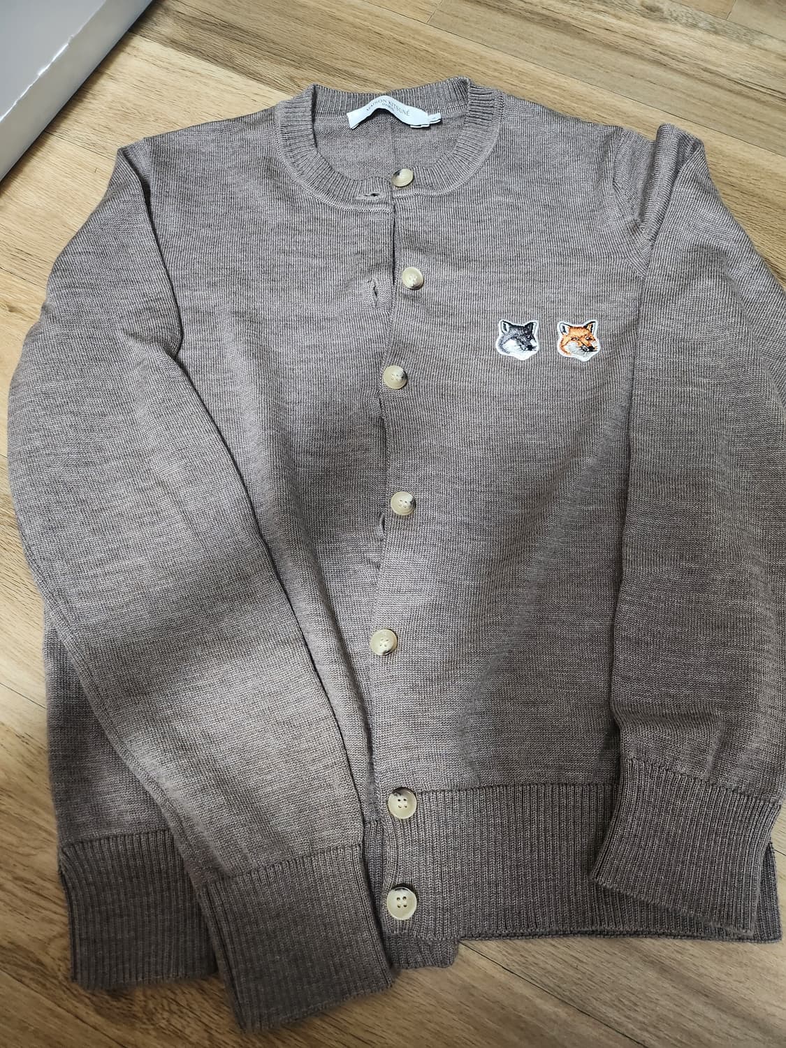 메종키츠네 더블폭스 가디건 s 상품이미지1