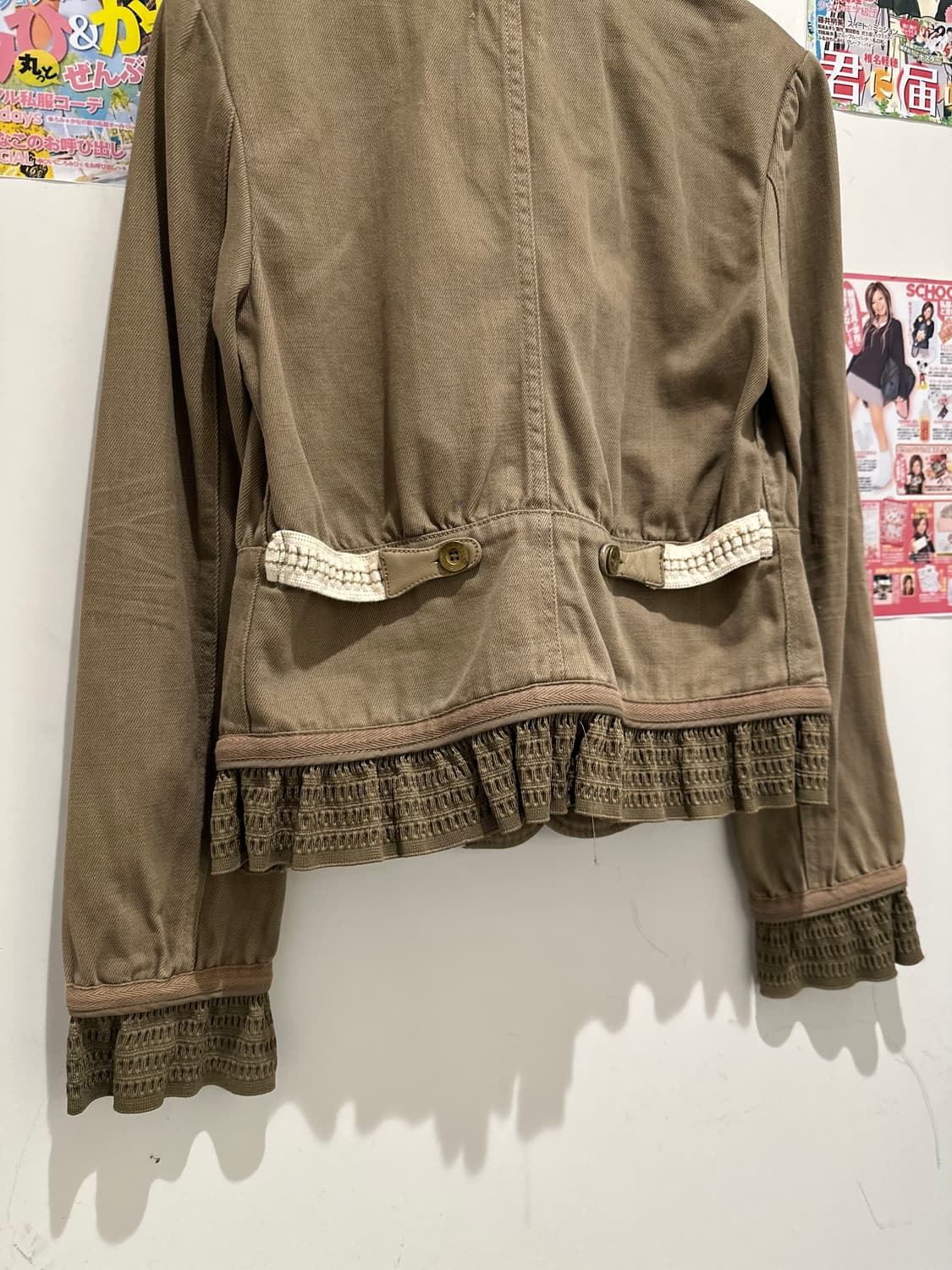 Diesel beige cropped blazer  상품이미지5
