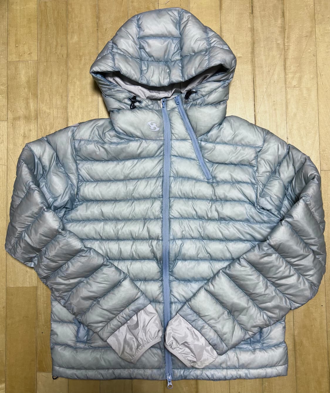 산산기어 23fw 서픽스 패딩 자켓 스카이블루 상품이미지2