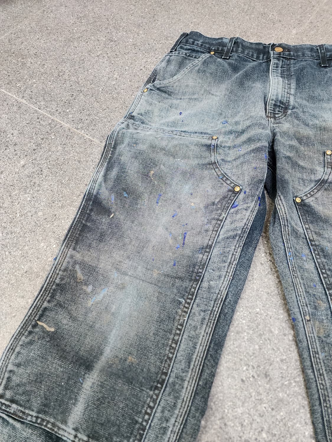 USA MADE 칼하트 더블니 34 X 30 상품이미지3