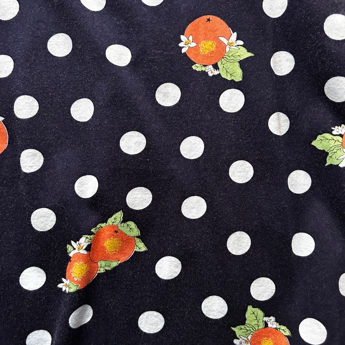 Dot Orange Printing Half T 상품이미지4