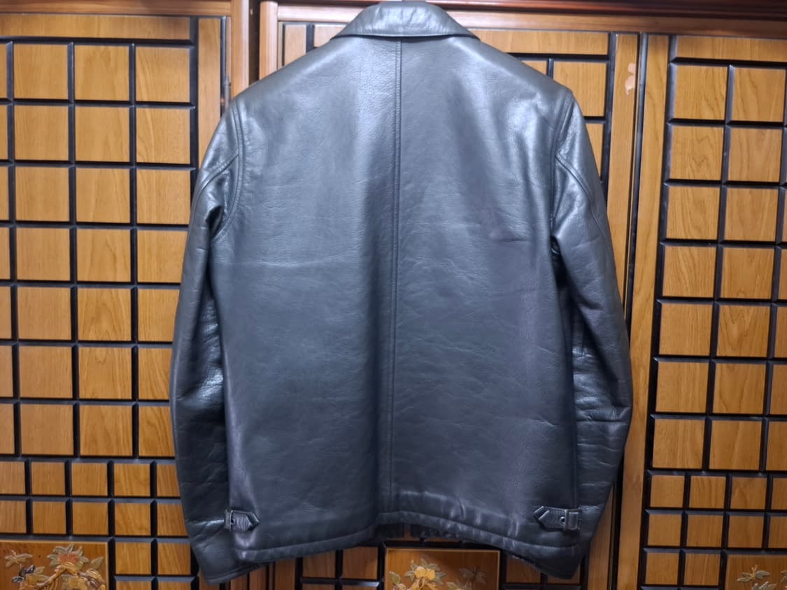 던힐 소가죽 싱글 라이더 자켓 100, M 상품이미지2