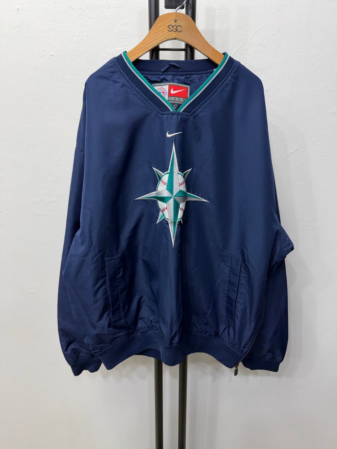 정품) 나이키 MLB 시애틀 매리너스 바람막이 맨투맨 L 상품이미지1