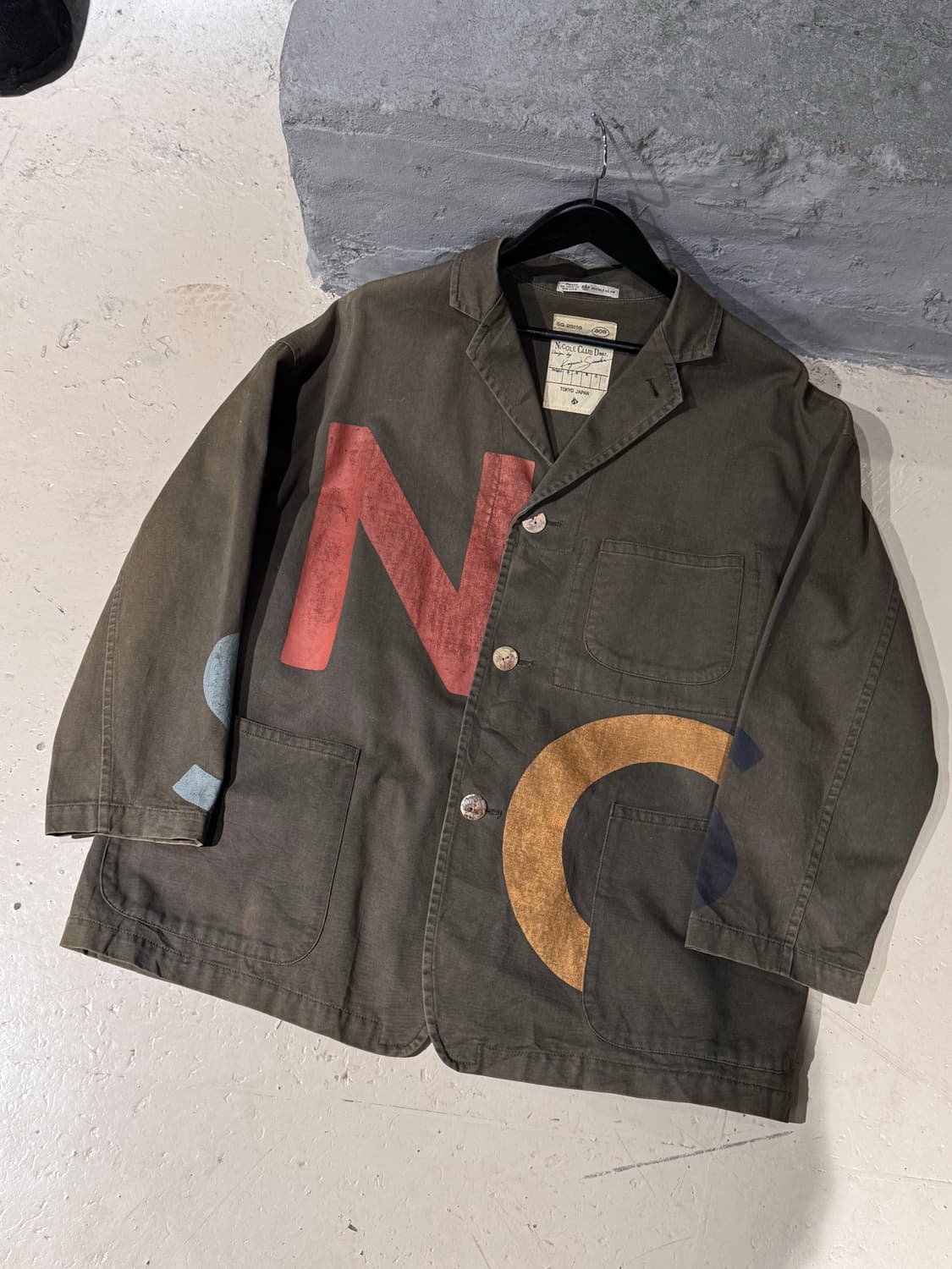 90s 니콜클럽 X 카즈미사사키 콜렉션 자켓  상품이미지2