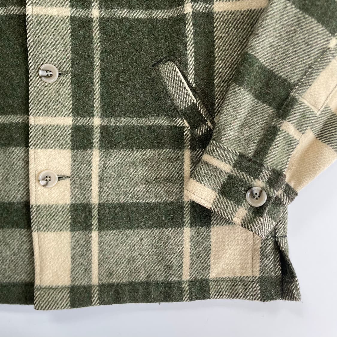 Woolrich 울리치 올리브 채크타탄 셔츠 자켓 상품이미지4