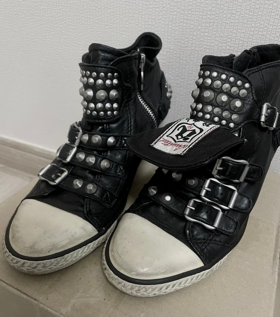 Ash 스터드 웨지힐 스니커즈 상품이미지2