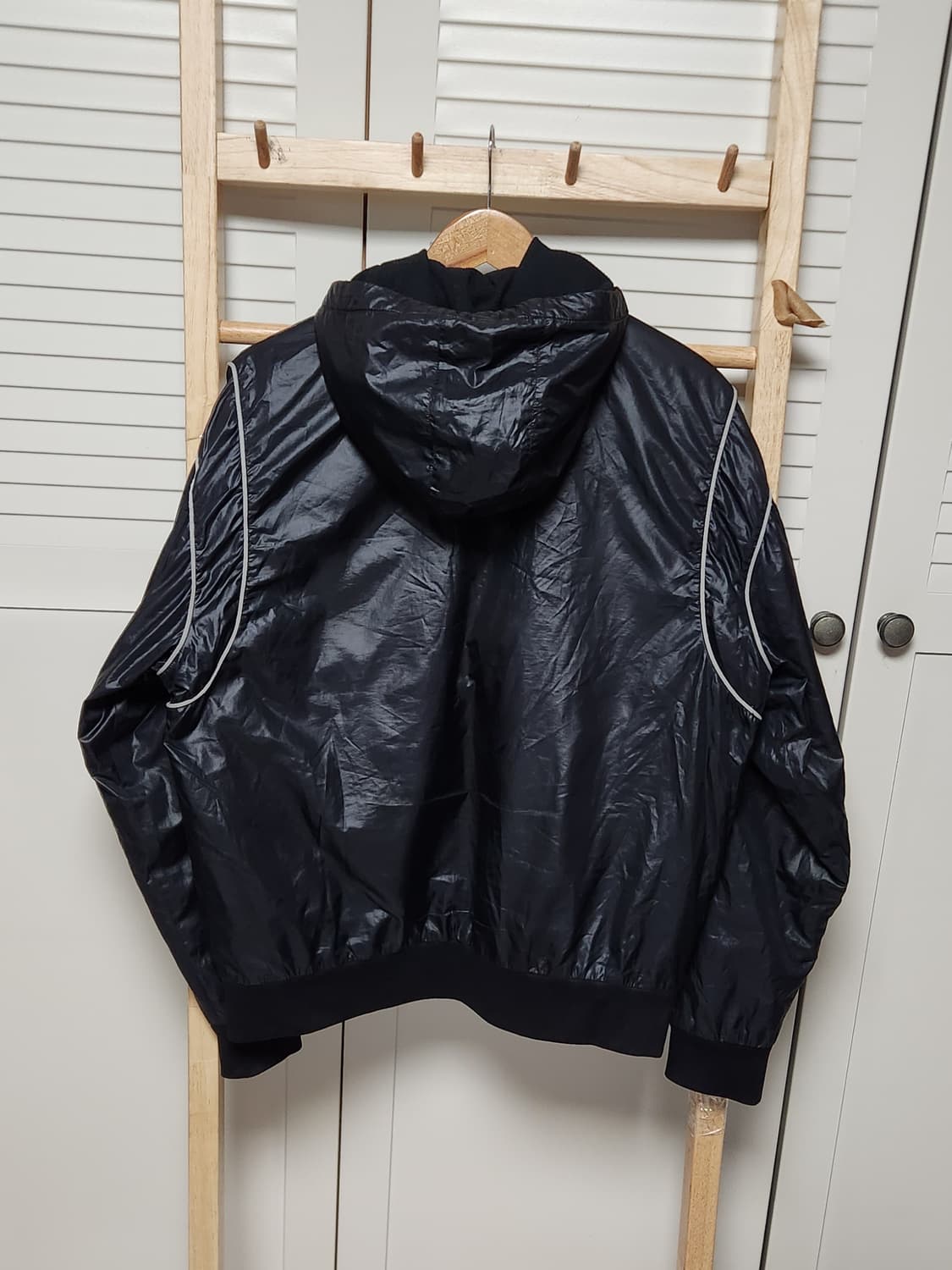 나이키 y2k 블랙 초경량 바람막이 후드 자켓 상품이미지5