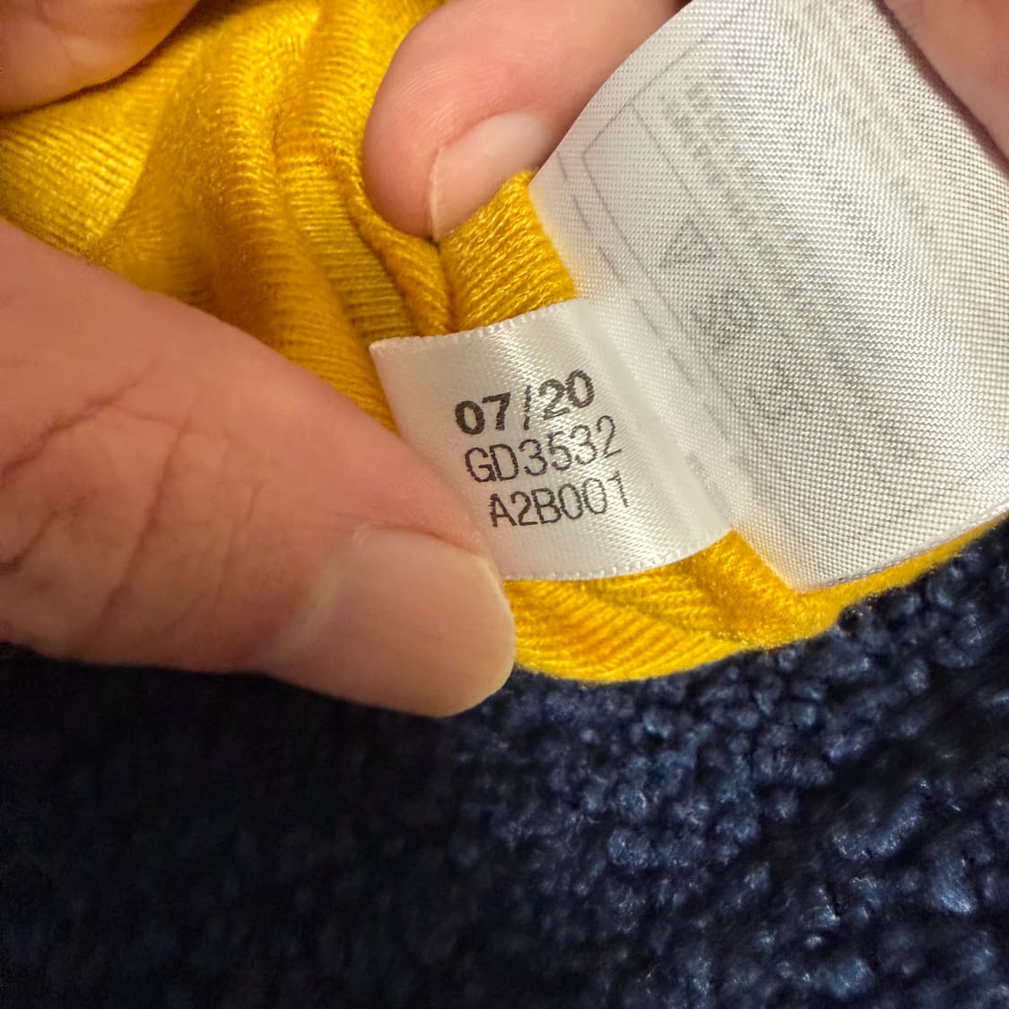 아디다스 파이어버드 뽀글이 후리스 플리스 L 네이비 상품이미지6