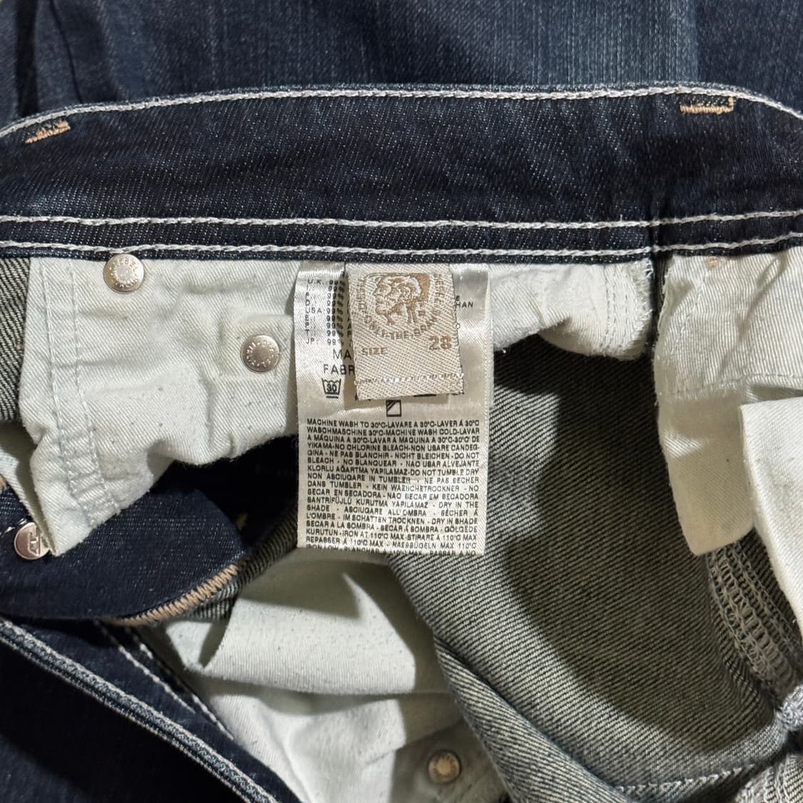 디젤 빈티지 사파도 데님 28/32 상품이미지6