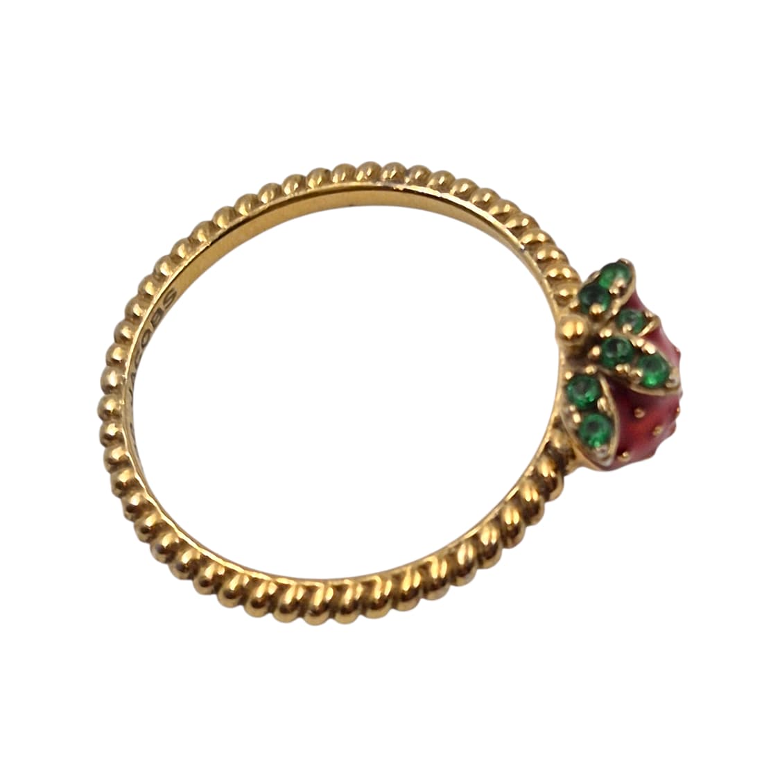 마크제이콥스 실버925 딸기 큐빅 반지 상품이미지3