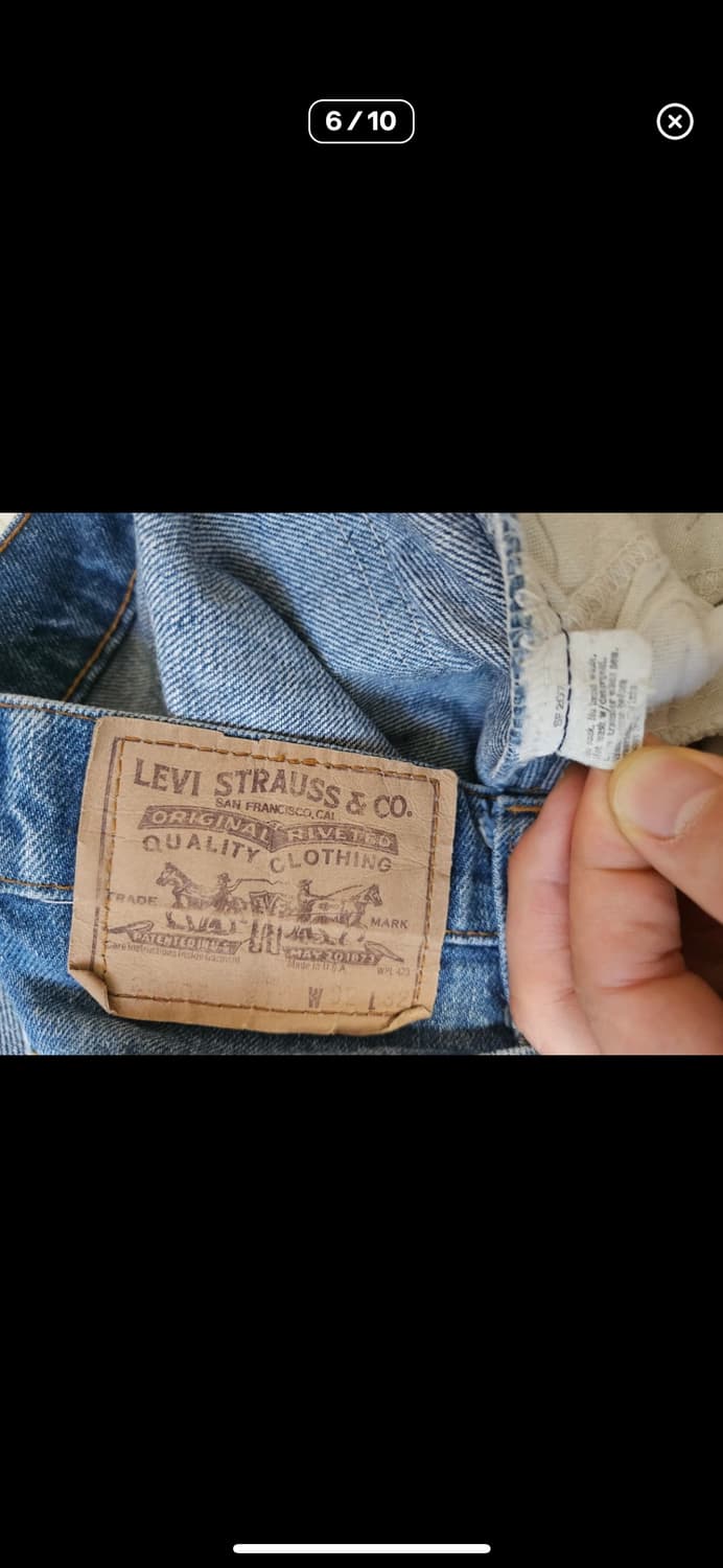 80s levi’s 505 orange 탭 32x32 상품이미지6