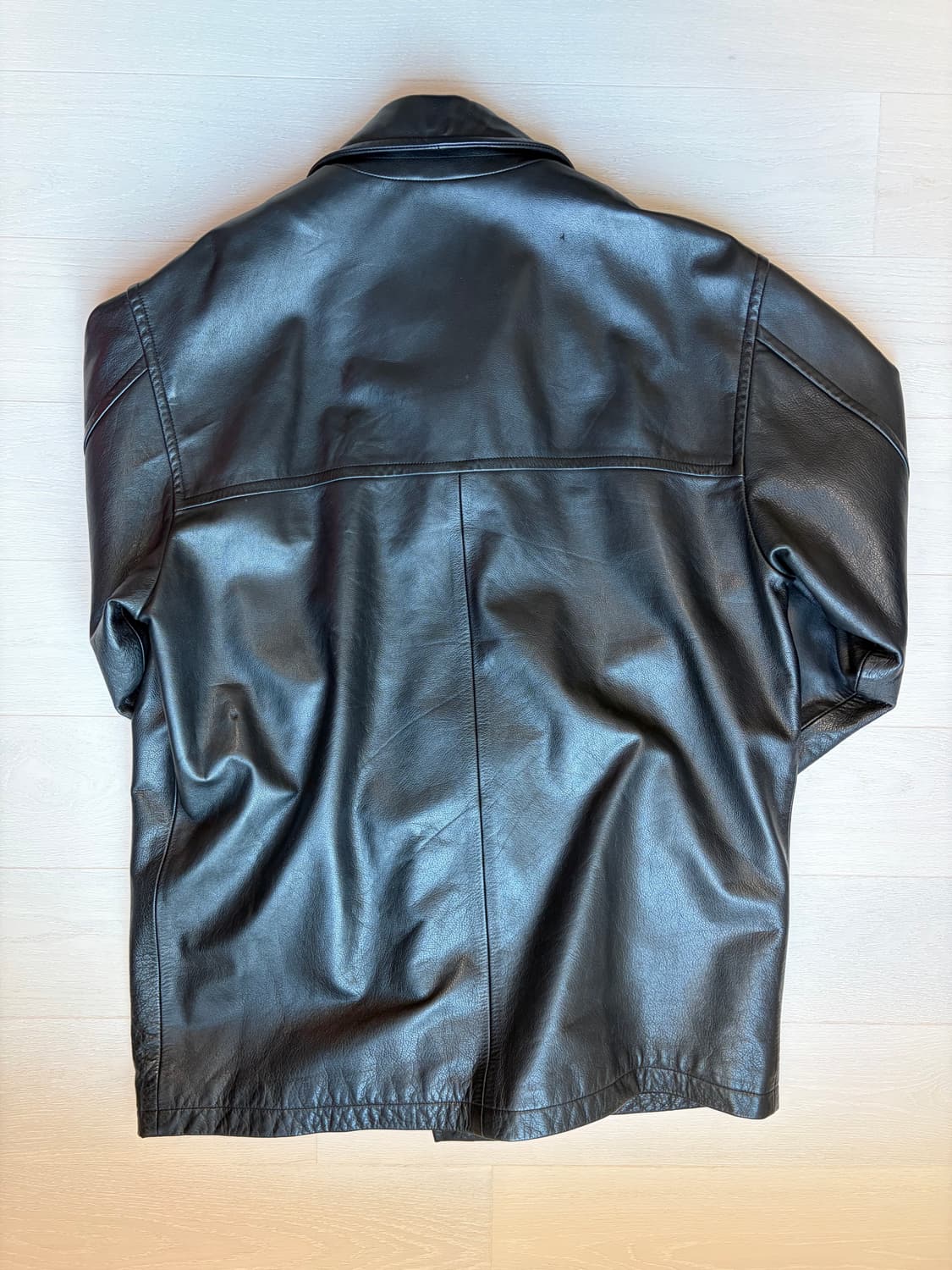 빈티지 코치 가죽코트 xl 상품이미지3