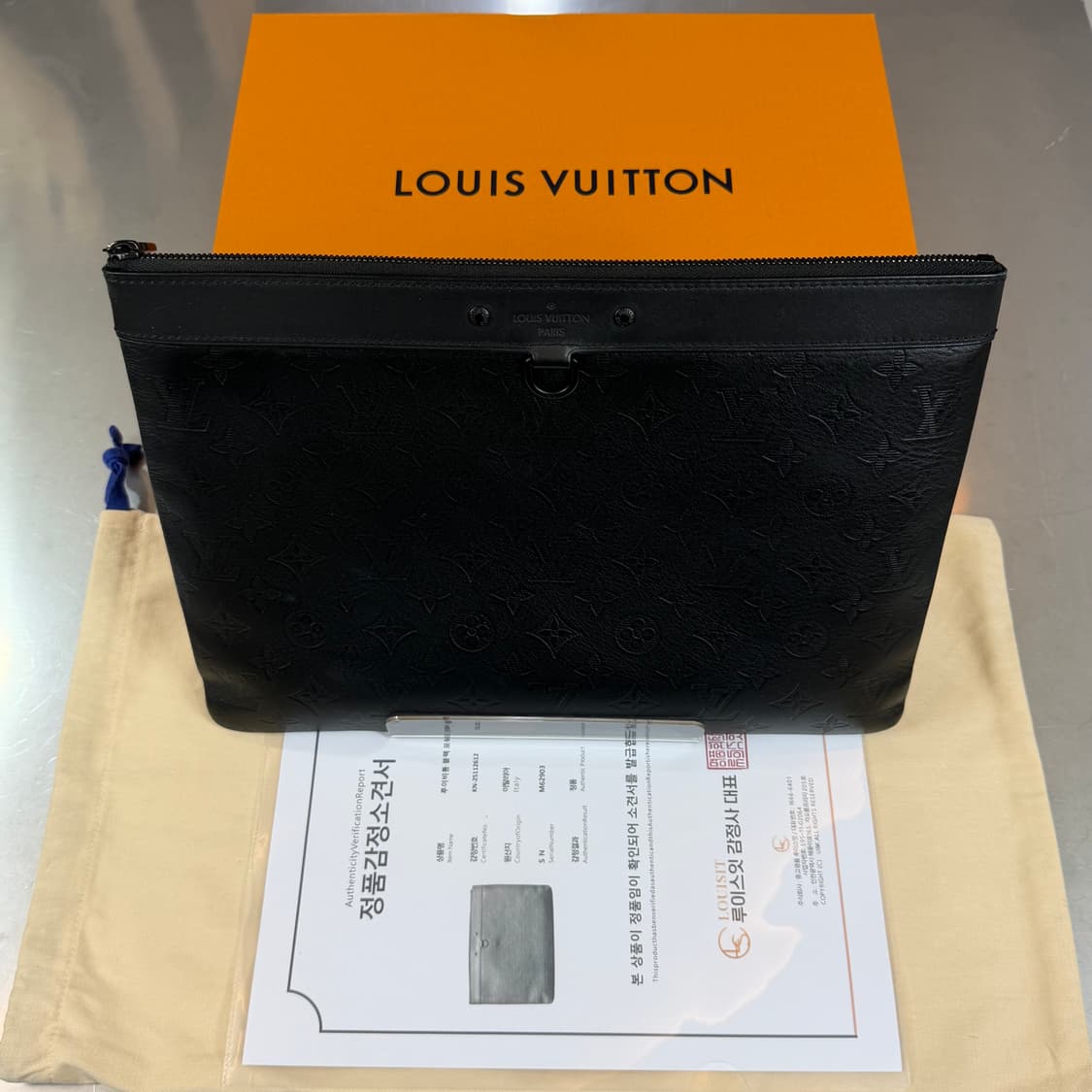 [리오브전포점] 루이비통 쉐도우 모노그램 포쉐트 클러치 상품이미지1