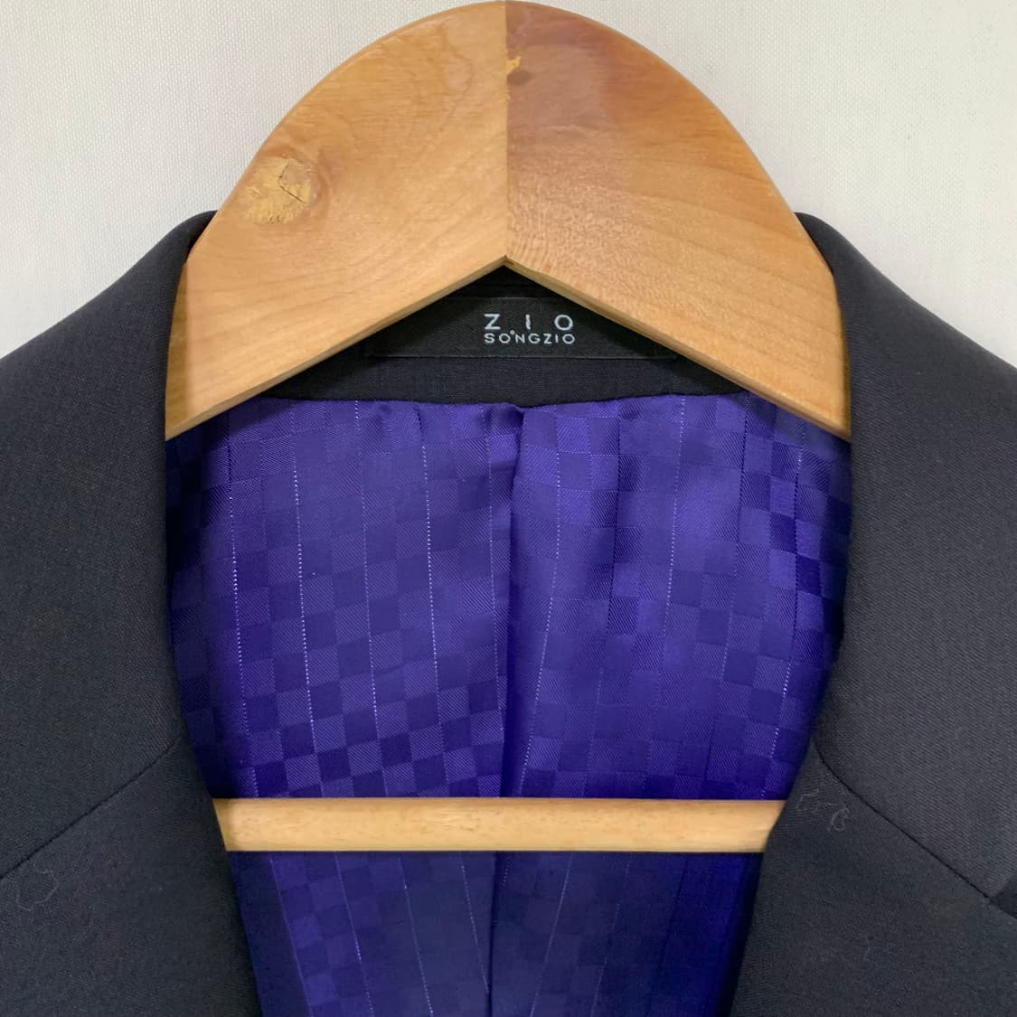 지오송지오 다크 네이비 싱글 남성 정장 자켓 블레이저 100 상품이미지3