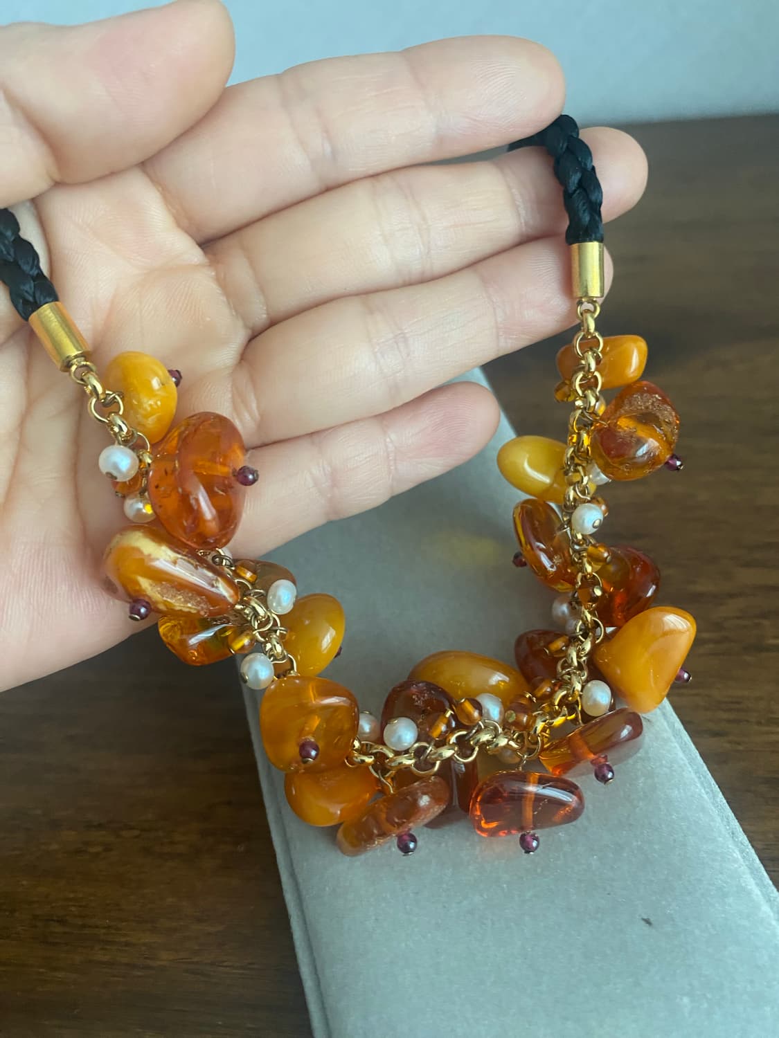 천연 앰버 목걸이 상품이미지7